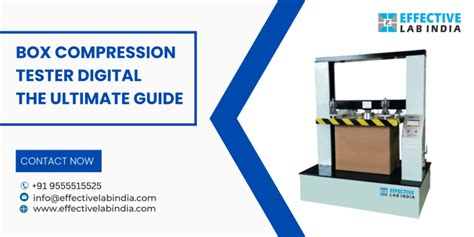 Box Compression Tester exporting|The Ultimate Guide to Box Compression Testers: Everything You .